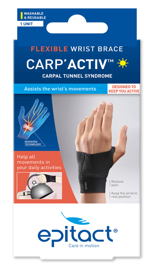 Epitact CARP'ACTIV™ Day- for Carpal Tunnel Syndrome - Flexible Wrist Brace (Left Hand)