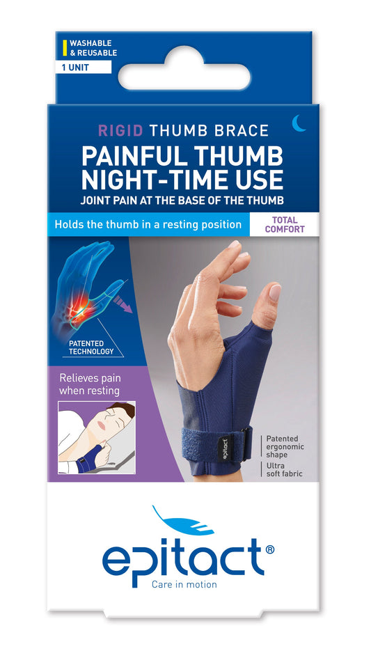 Epitact- Rigid Thumb Brace - Night - LEFT HAND